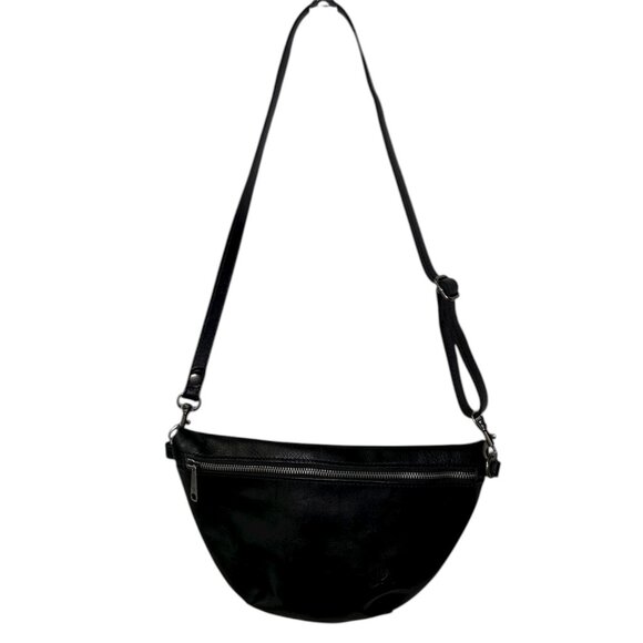 Patricia Nash Black Leather Crossbody Bag - Picture 2 of 10